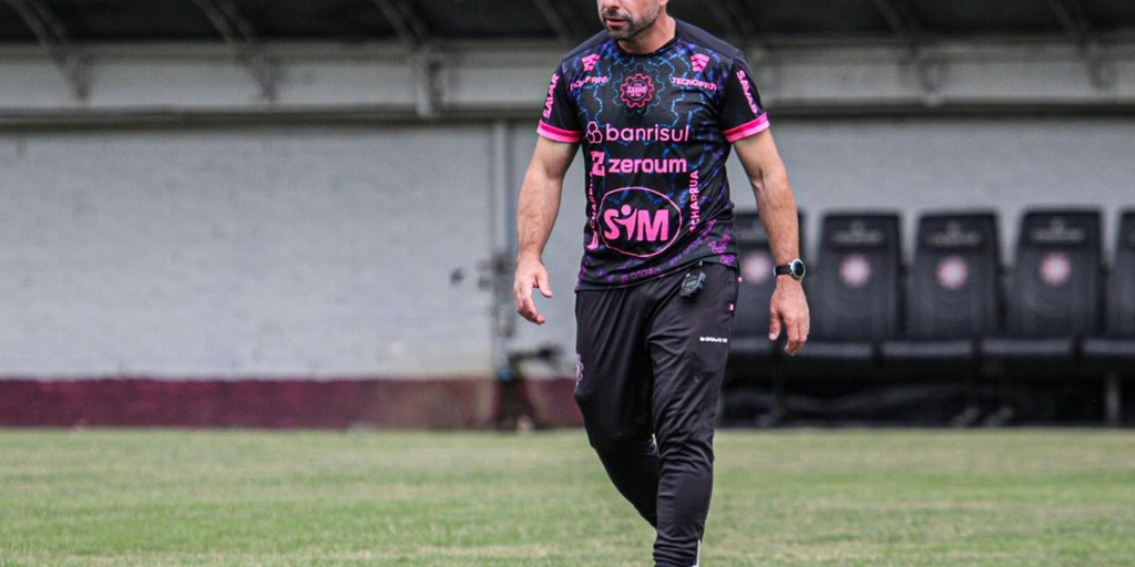 Preparador físico do Caxias avalia período de 14 dias sem jogos: 