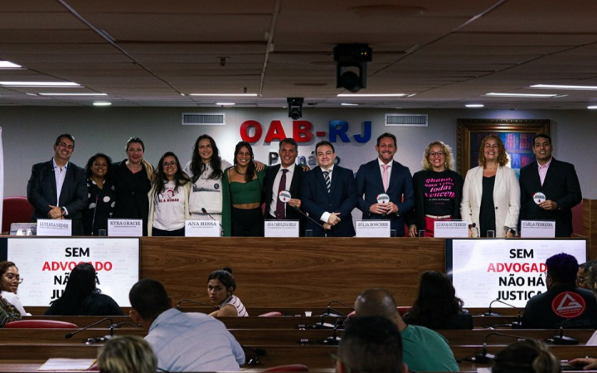 OAB-RJ reúne nomes importantes do Jiu-Jitsu para debater e reforçar o combate ao assédio nos tatames