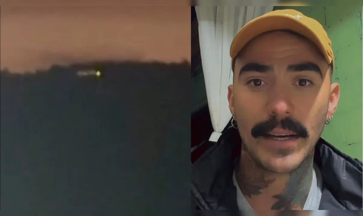 Após filmar suposto Ovni e relatar morte de animais, influenciador do PR se afasta das redes
