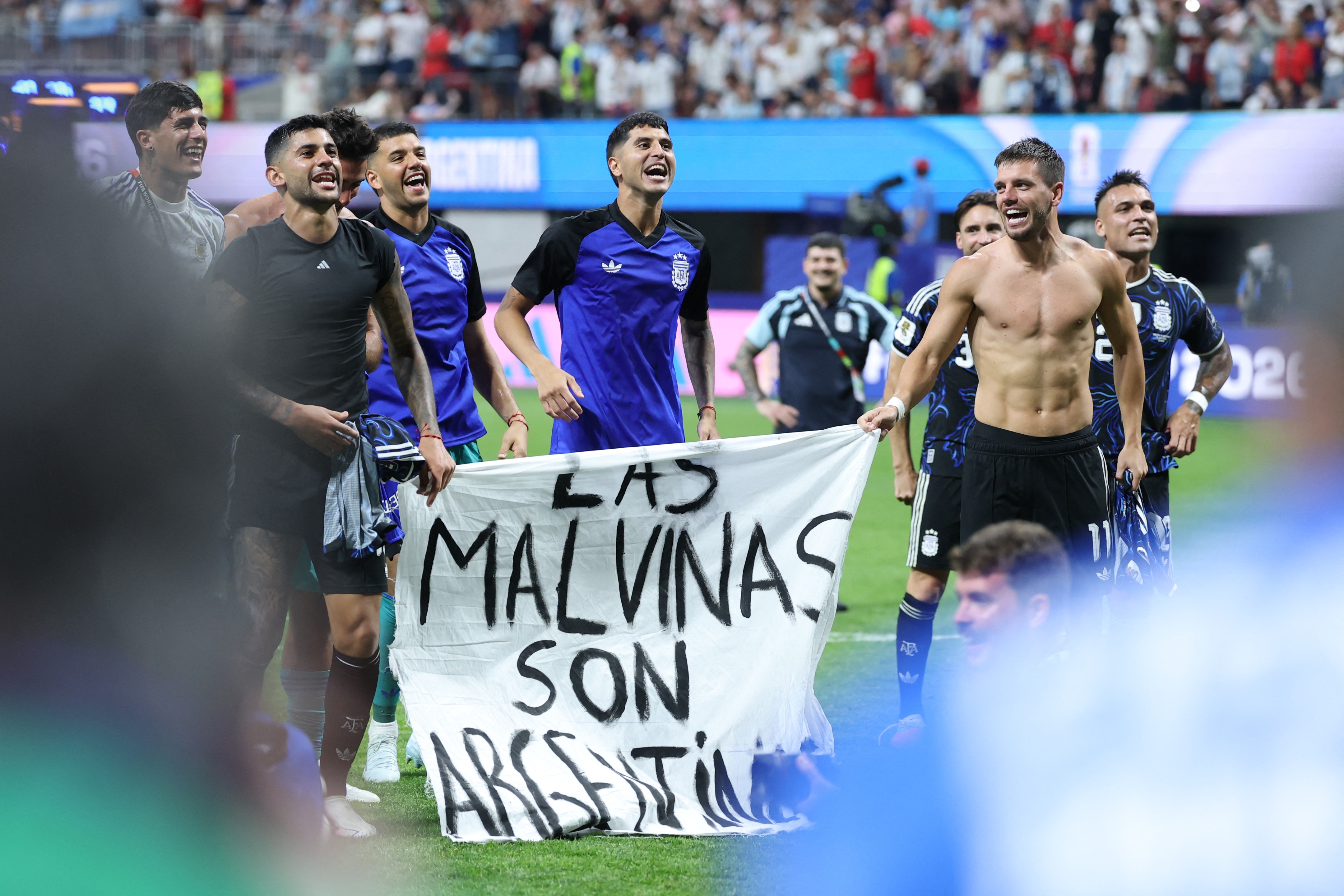 Argentina: Punições da Fifa por faixa das Malvinas podem ser graves