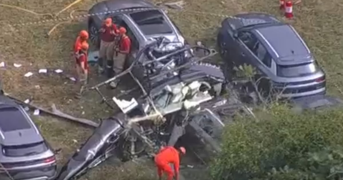 Helicópteros envolvidos em colisão no RJ utilizavam mesmo plano de voo, segundo relatório