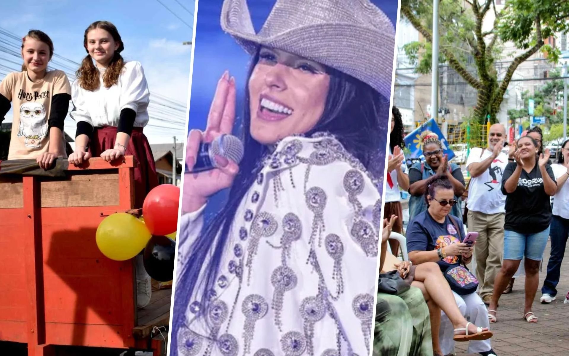 AONDE IR: Show da Ana Castela e festas pelo Dia do Colono e Motorista estão entre as atrações pela região