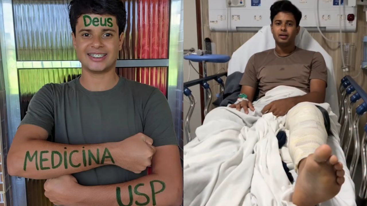 Estudante que passou em 1º lugar em Medicina na USP é internado na UTI após complicações em cirurgia no joelho