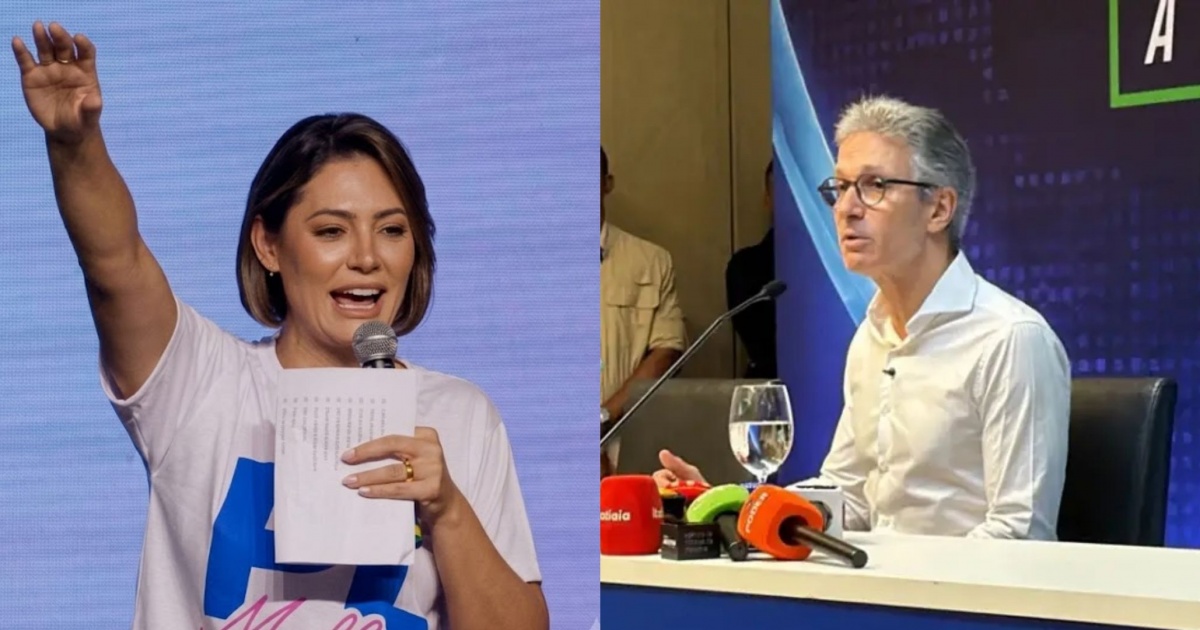 Michelle Bolsonaro descarta compor chapa com Romeu Zema: 