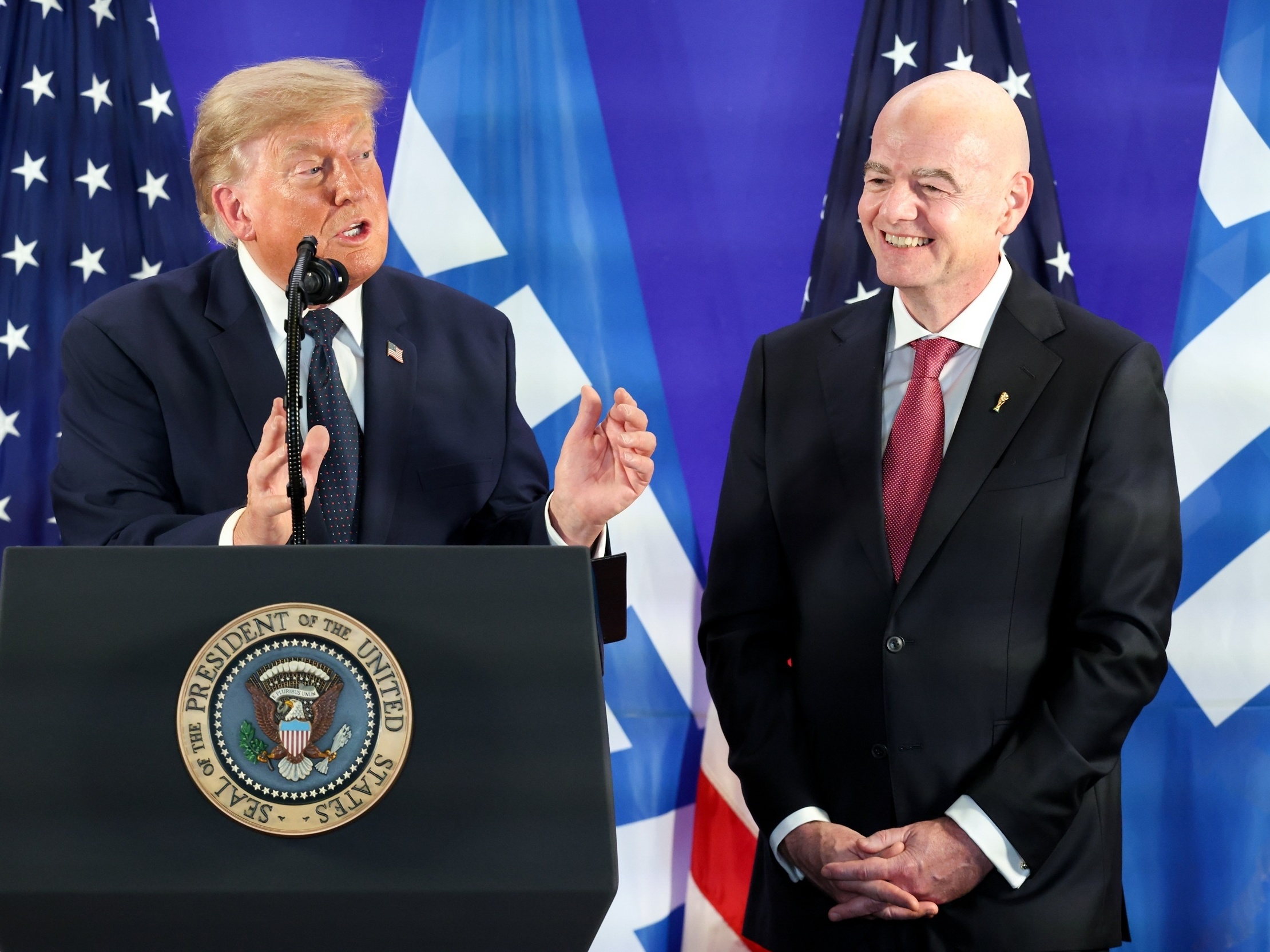 Trump invadiu o futebol e você nunca mais ver Copa do mesmo jeito