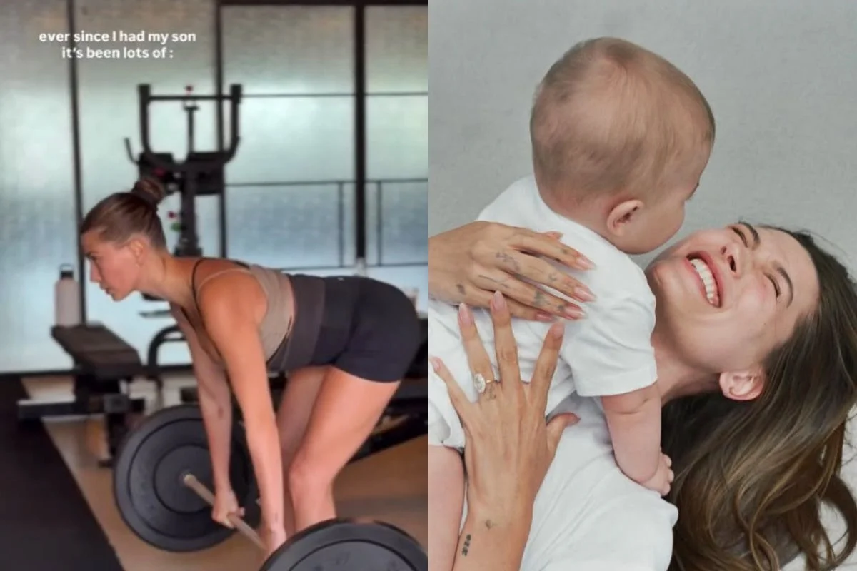 Hailey Bieber comenta rotina de treinos após virar mãe: 