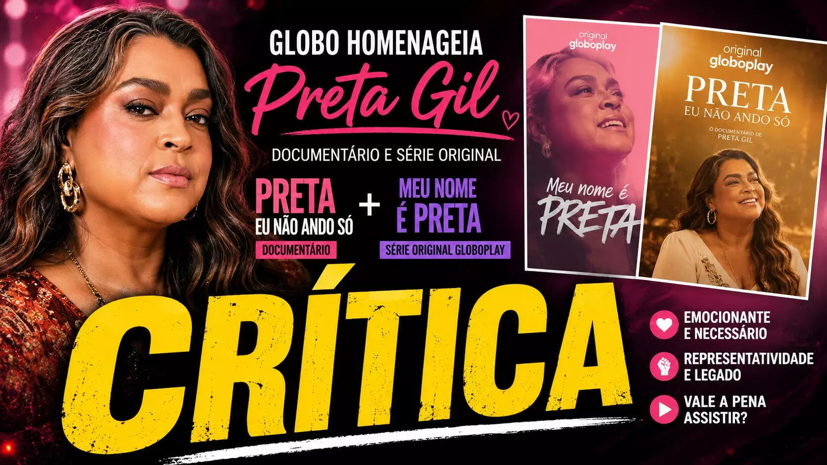 Globo acerta ao eternizar o legado de Preta Gil com documentário e série emocionantes