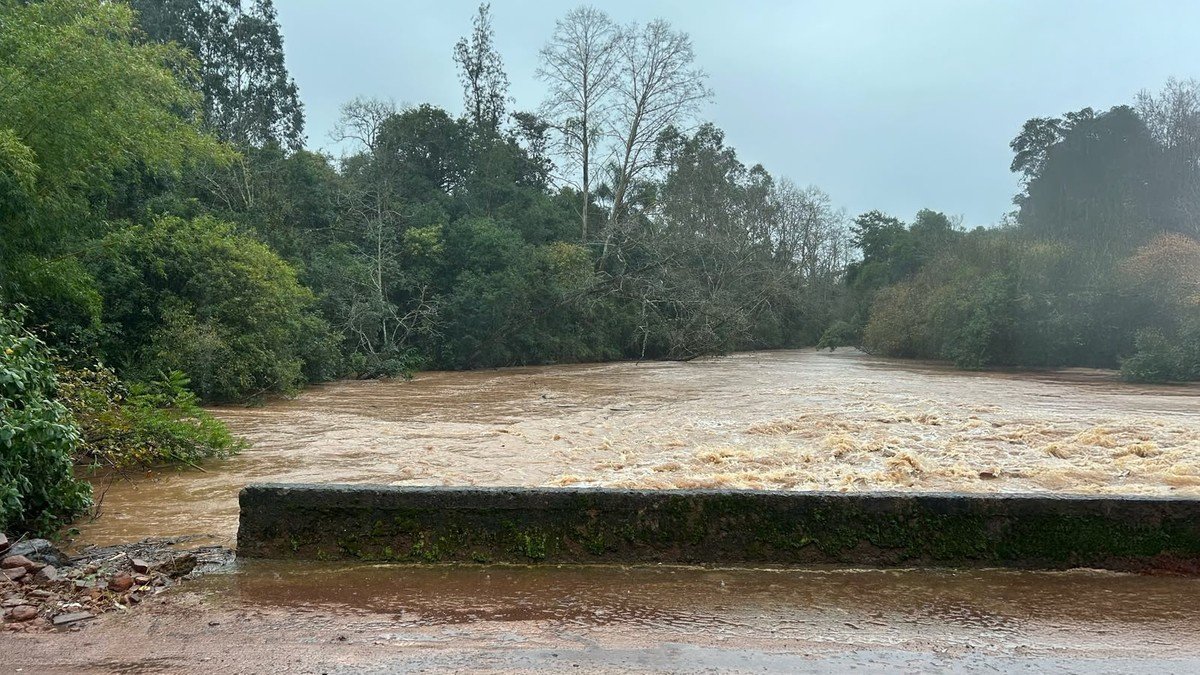 Mapas de prevenção mostram risco de inundação nas cidades do RS após temporal no Vale do Taquari