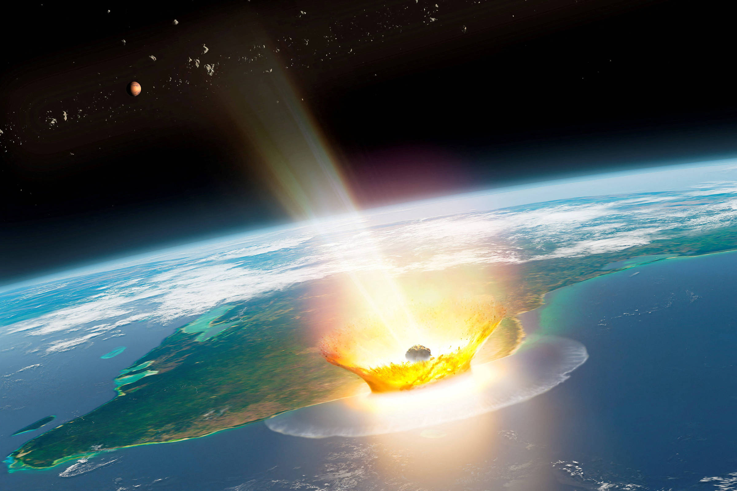 Asteroide que levou ao fim dos dinossauros tinha material raro
