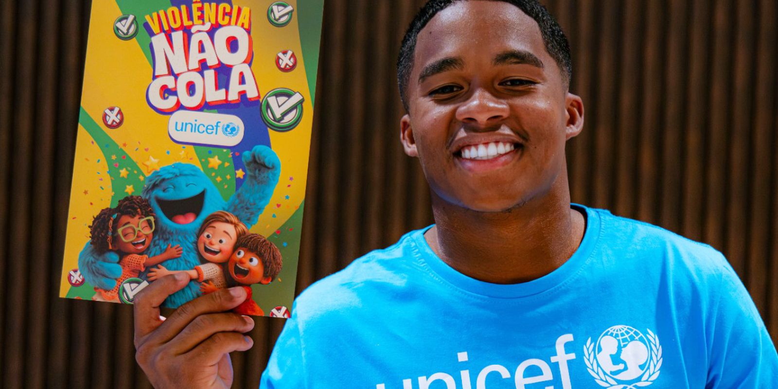 Endrick é nomeado embaixador do Unicef no Brasil
