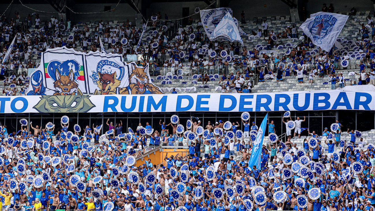 Cruzeiro fecha turno do Brasileirão com 4ª maior média de público