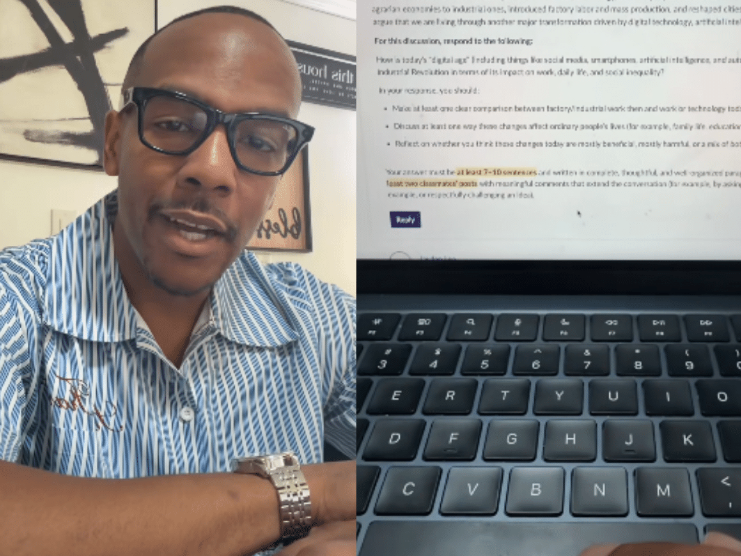 Professor usa comando oculto em prova e reprova 32 alunos que usaram IA