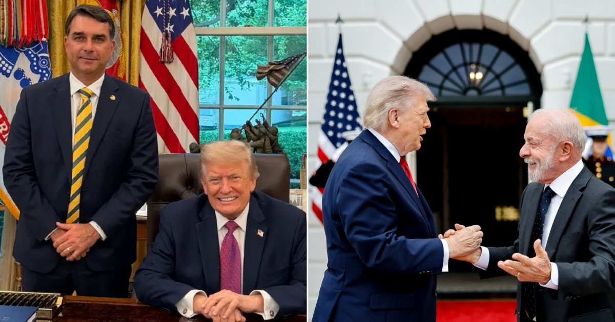 Mais da metade dos brasileiros acredita Trump quer ajudar Flávio Bolsonaro com tarifaço, diz Datafolha