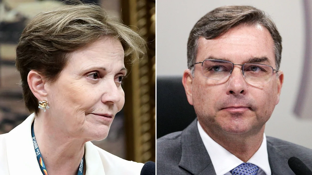 Flávio Bolsonaro confirma que Tereza Cristina aceitou ser vice