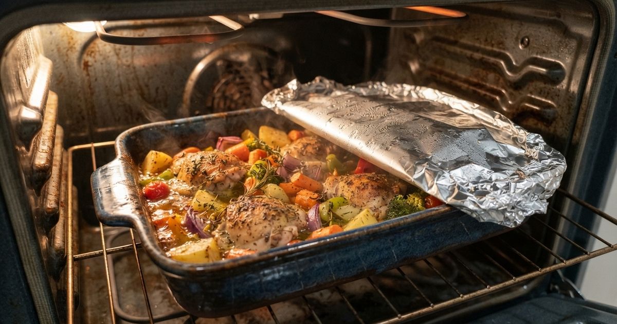 O papel-alumínio pode ter outra utilidade na cozinha além de cobrir alimentos