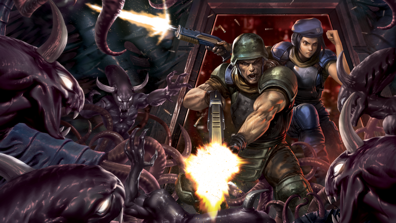 Xeno Crisis: ação frenética no Mega Drive em lançamento nostálgico de 2019.