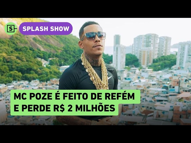MC Poze refém em assalto: casa invadida e prejuízo de R$2 milhões.