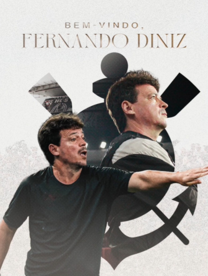 Fernando Diniz é o novo técnico do Corinthians: anúncio oficial e expectativas.