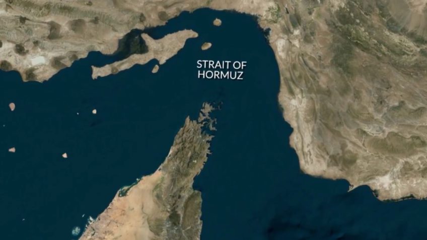 Irã volta a fechar o estreito de Ormuz