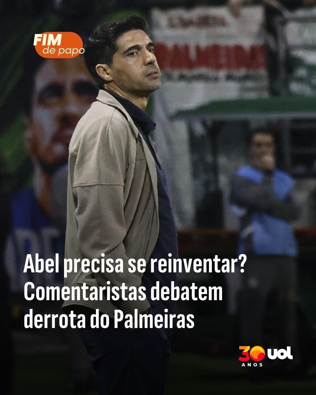 Abel comanda treinamento do Palmeiras com três meio-campistas contra Cerro.