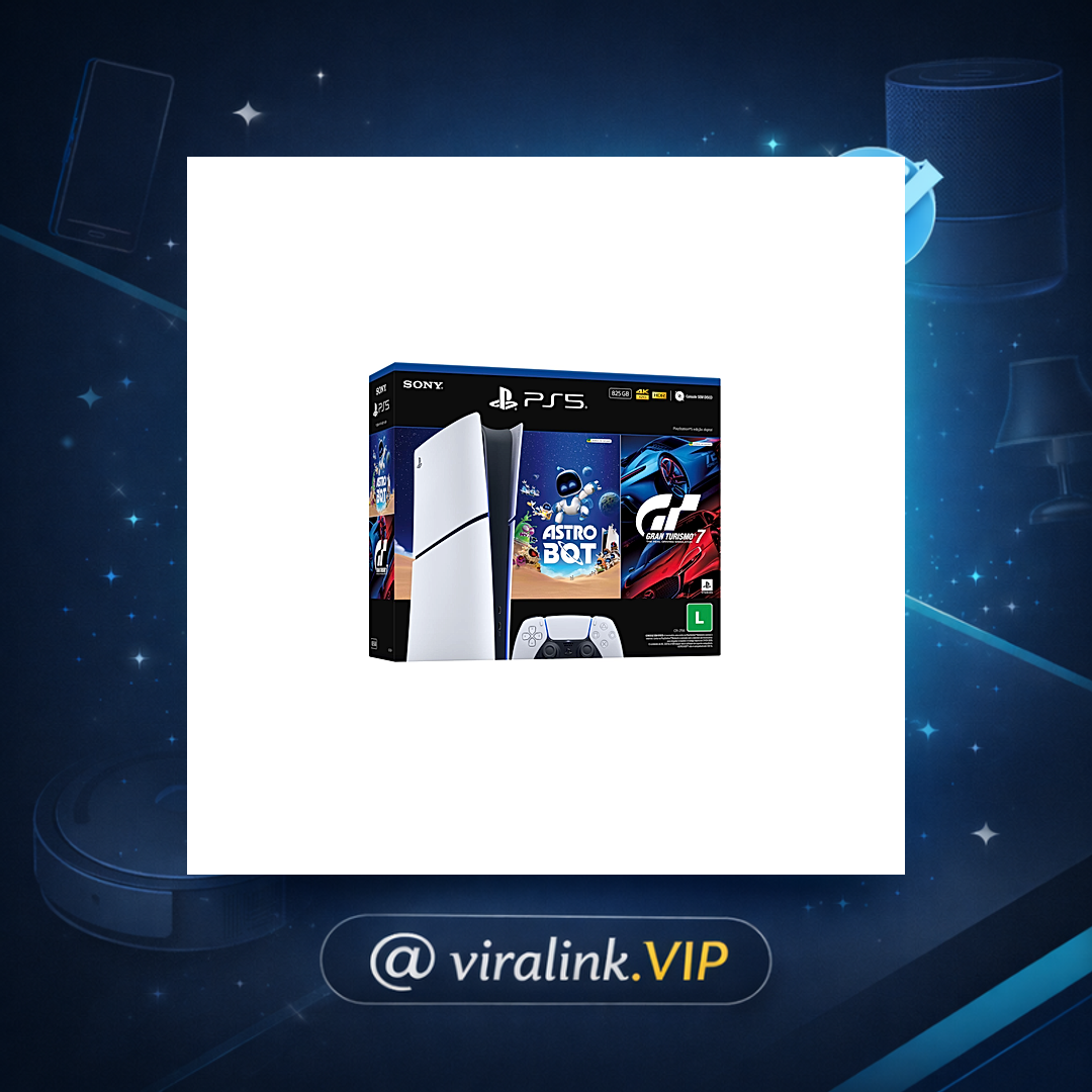 PlayStation®5 Slim Digital 825GB – Pacote ASTRO BOT e Gran Turismo 7