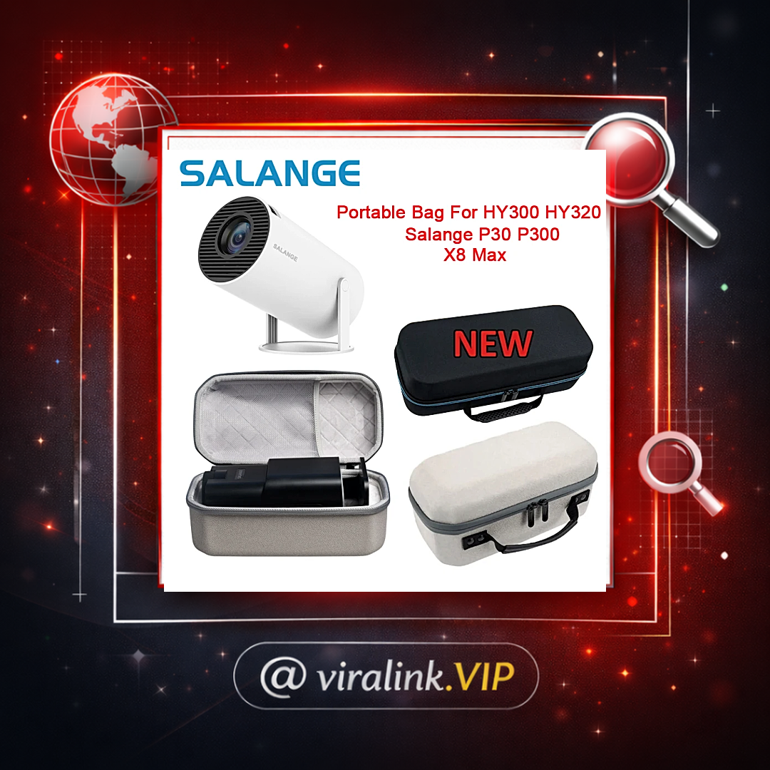 Salange Estojo De Armazenamento De Viagem Carry Saco Do Projetor para Magcubic HY300 Protetor Sacos De Transporte para Projetor HY320