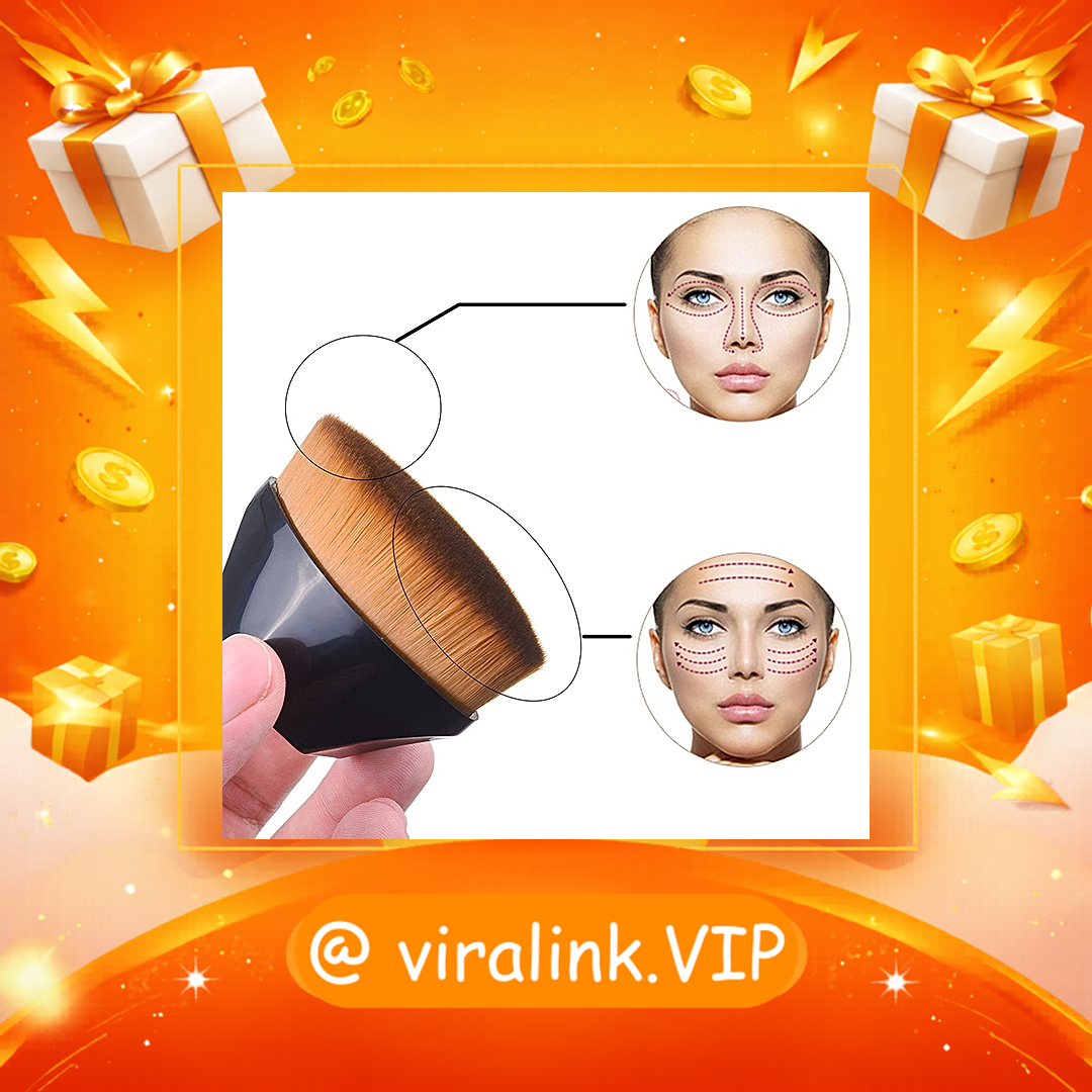 KIT 3 Pincel De Maquiagem Pincel De Base Mágica Corretivo Feminino Maquilhagem