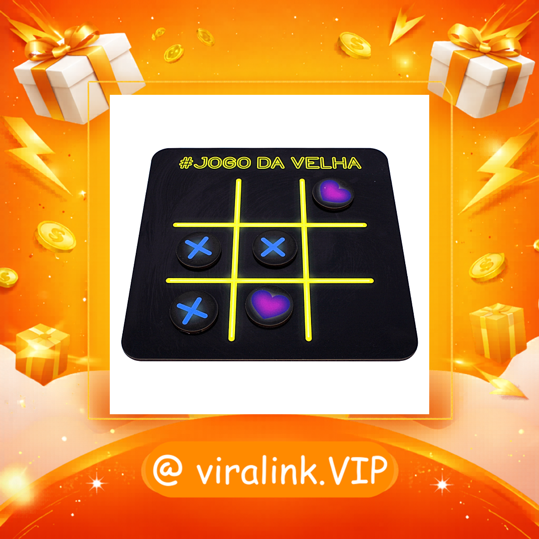 Jogo Da Velha Educativo Tabuleiro Madeira Mdf Preto Brinquedo Pedagogico Raciocinio Logico Infantil Tradicional 10 Pecas