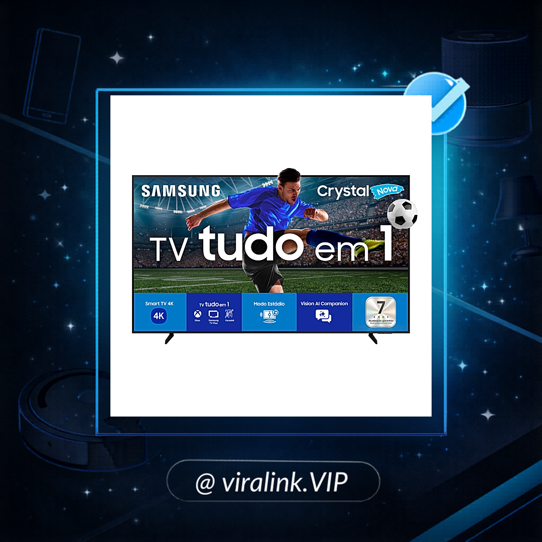 'Samsung Smart TV 55" Crystal UHD 4K U8100F 2025