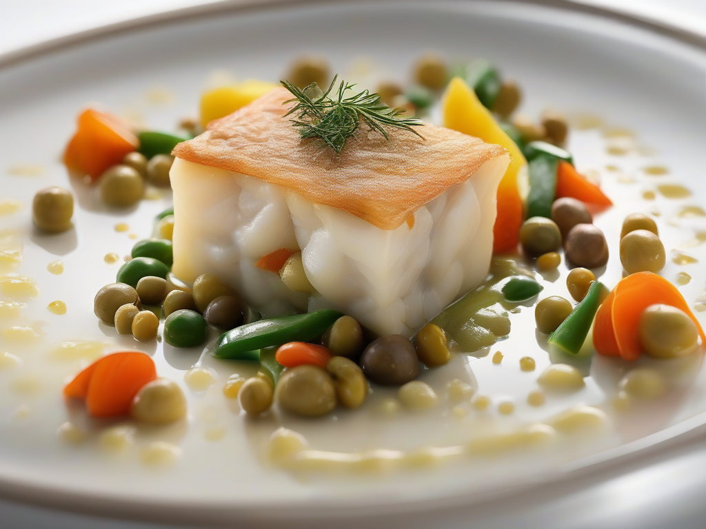 Bacalhau com Legumes