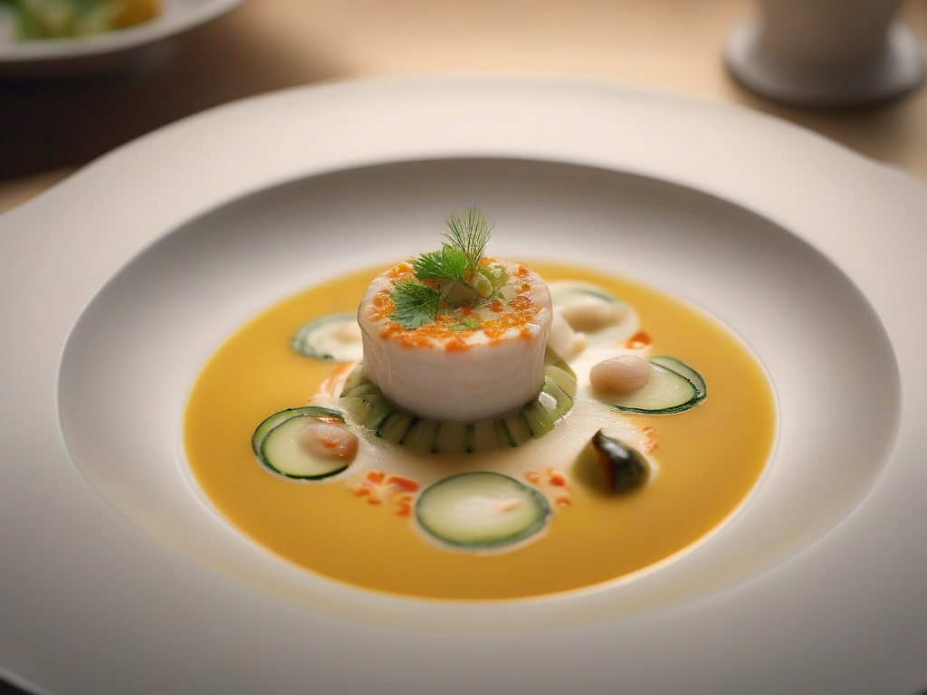 Sopa de Peixe com Abobrinha e Coco