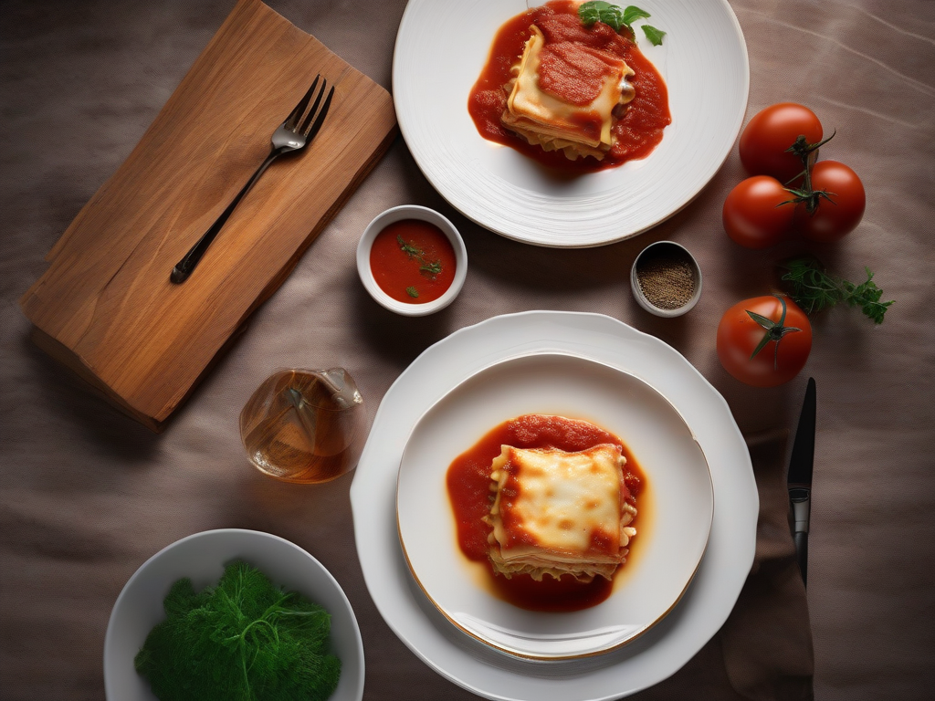 Lasanha de Frango com Molho de Tomate