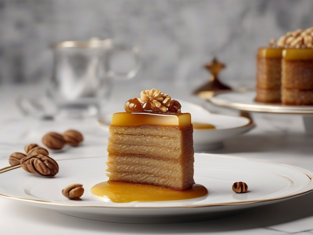 Torta Síria de Nozes e Mel