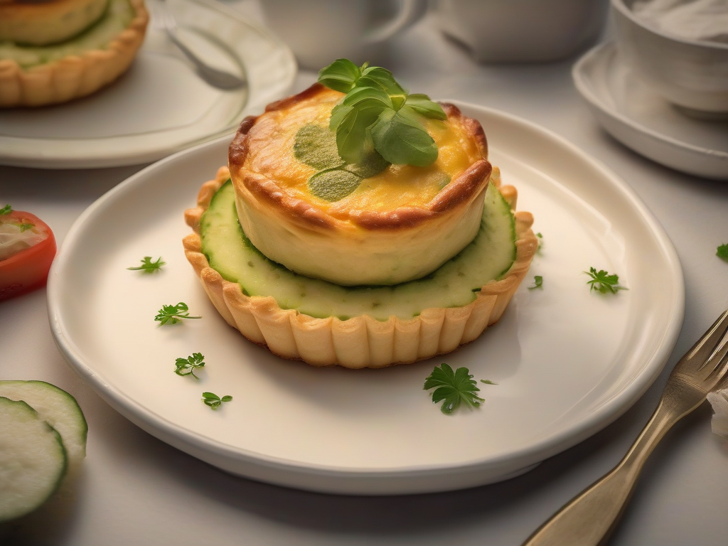 Torta Mexicana de Abobrinha com Queijo