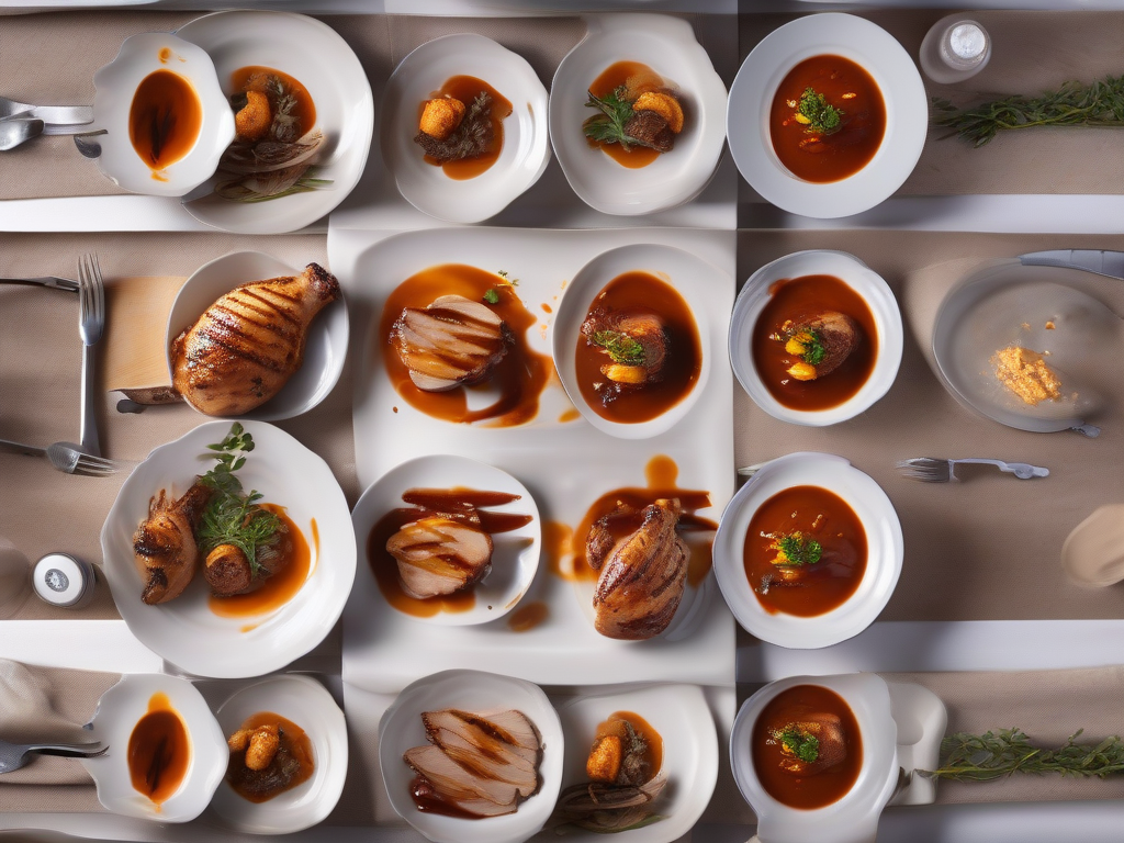 Frango Grelhado com Batata Doce e Molho BBQ