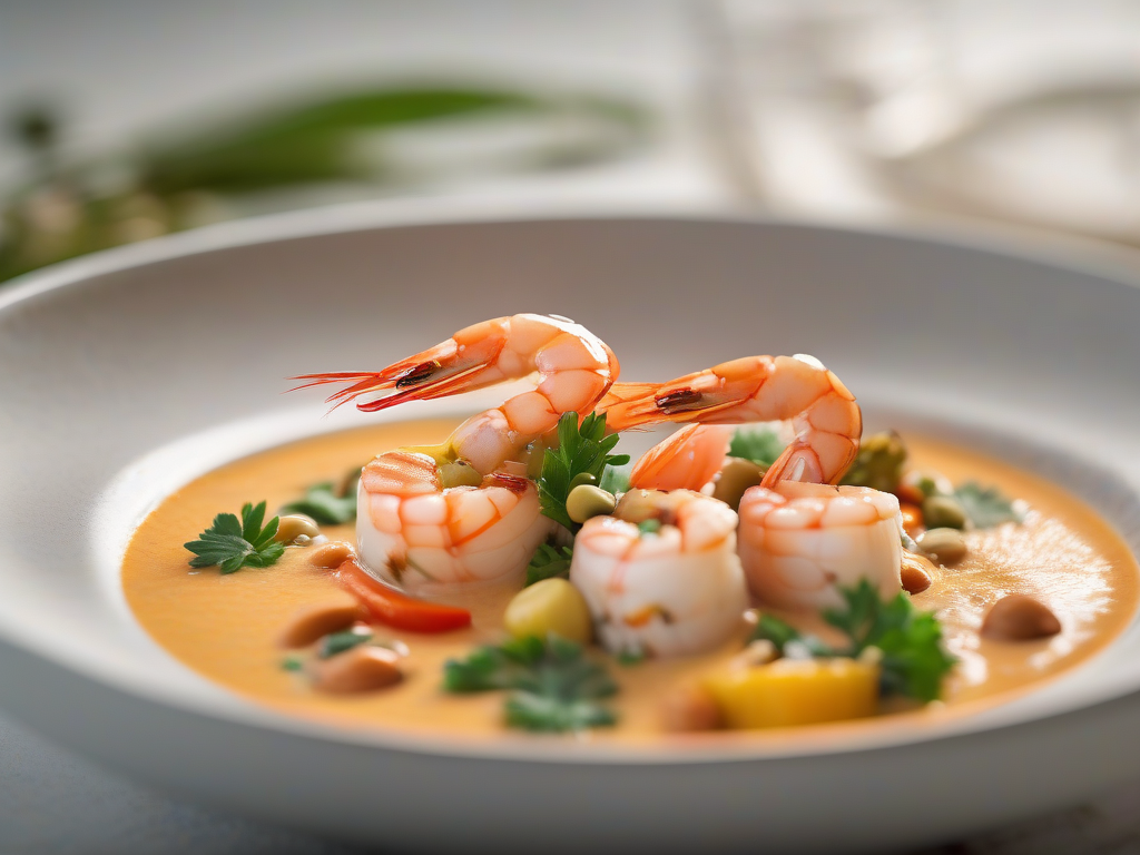 Moqueca de Camarão com Coco e Legumes