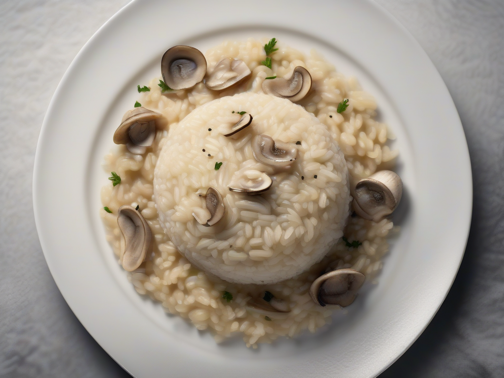 Risotto de Funghi com Queijo Parmesão