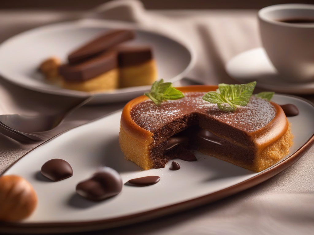 Torta de Chocolate Mexicano com Cajeta