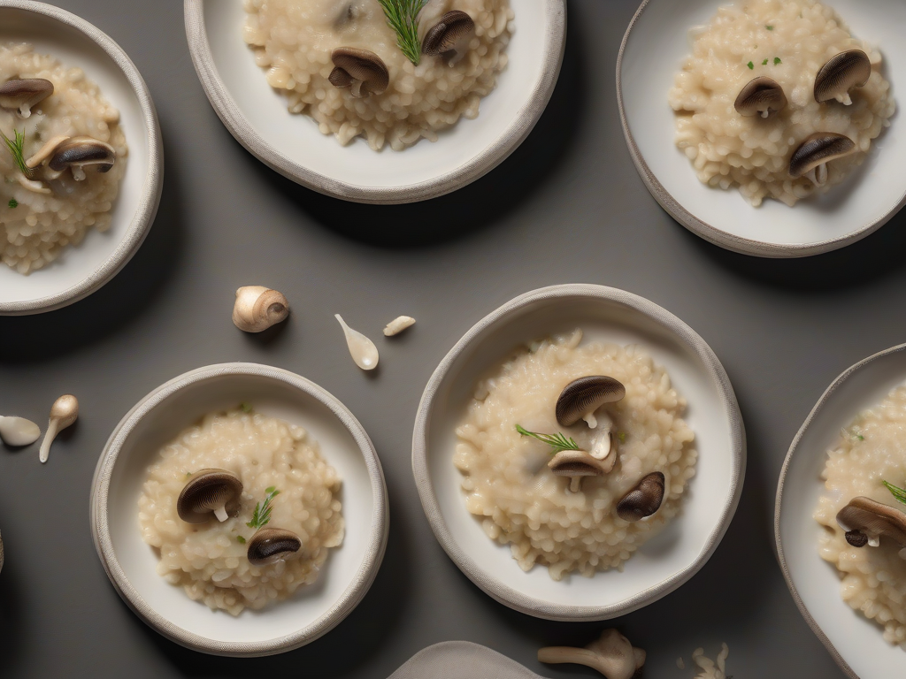 Risotto de Funghi com Queijo Parmesão