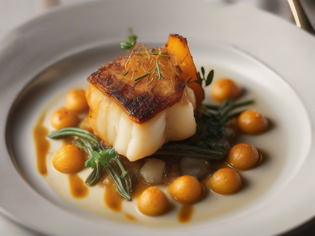 Bacalhau com Batata Doce e Cebola Caramelizada Gourmet