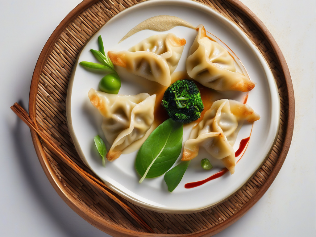 Gyoza de Vegetais com Molho de Gengibre e Limão