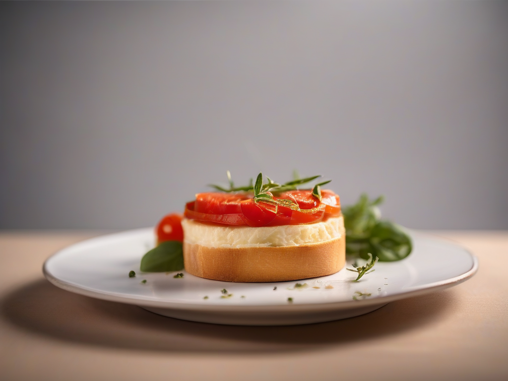 Torta Mediterrânea de Queijo e Tomate