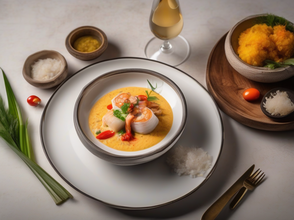Moqueca de Peixe com Leite de Coco e Pimenta