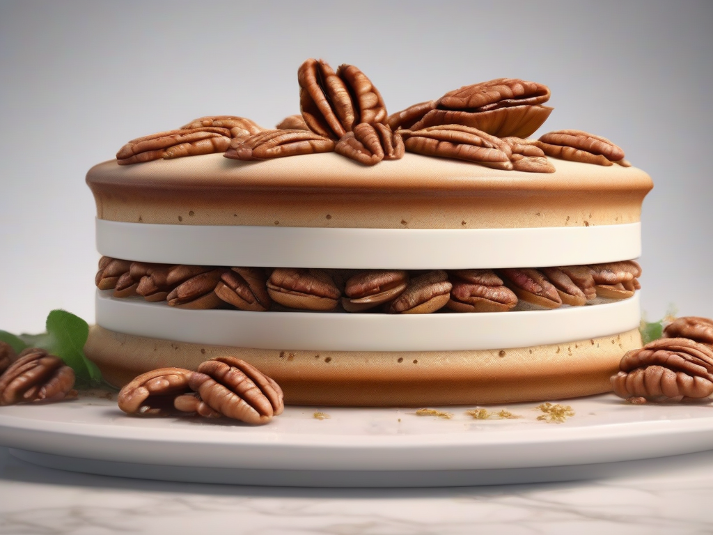 Torta de Cereja com Nozes Pecan Americana