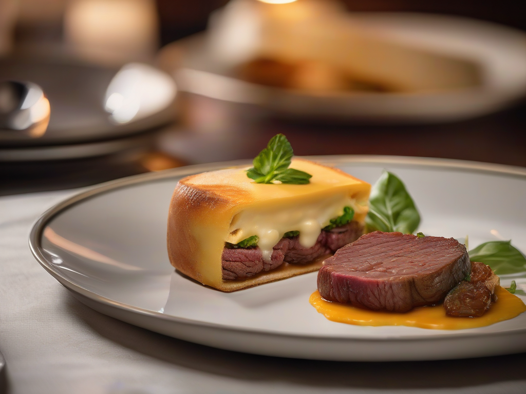 Torta de Carne com Cebola Caramelizada e Queijo Cheddar