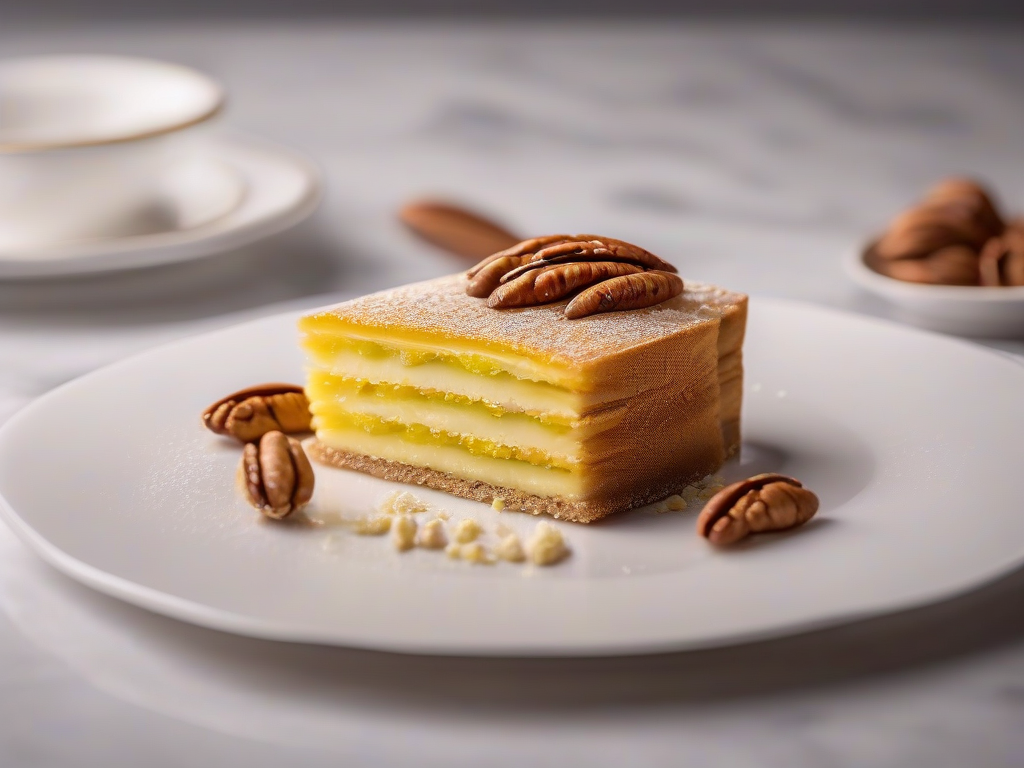 Torta de Limão e Nozes Pecan à la Italiana