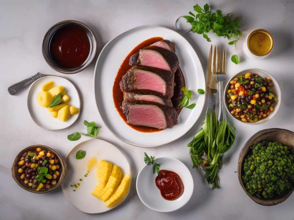 Bife de Picanha com Salsa de Limão e Ervas