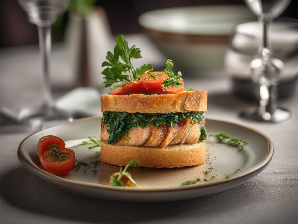 Torta de Frango com Molho de Tomate e Espinafre