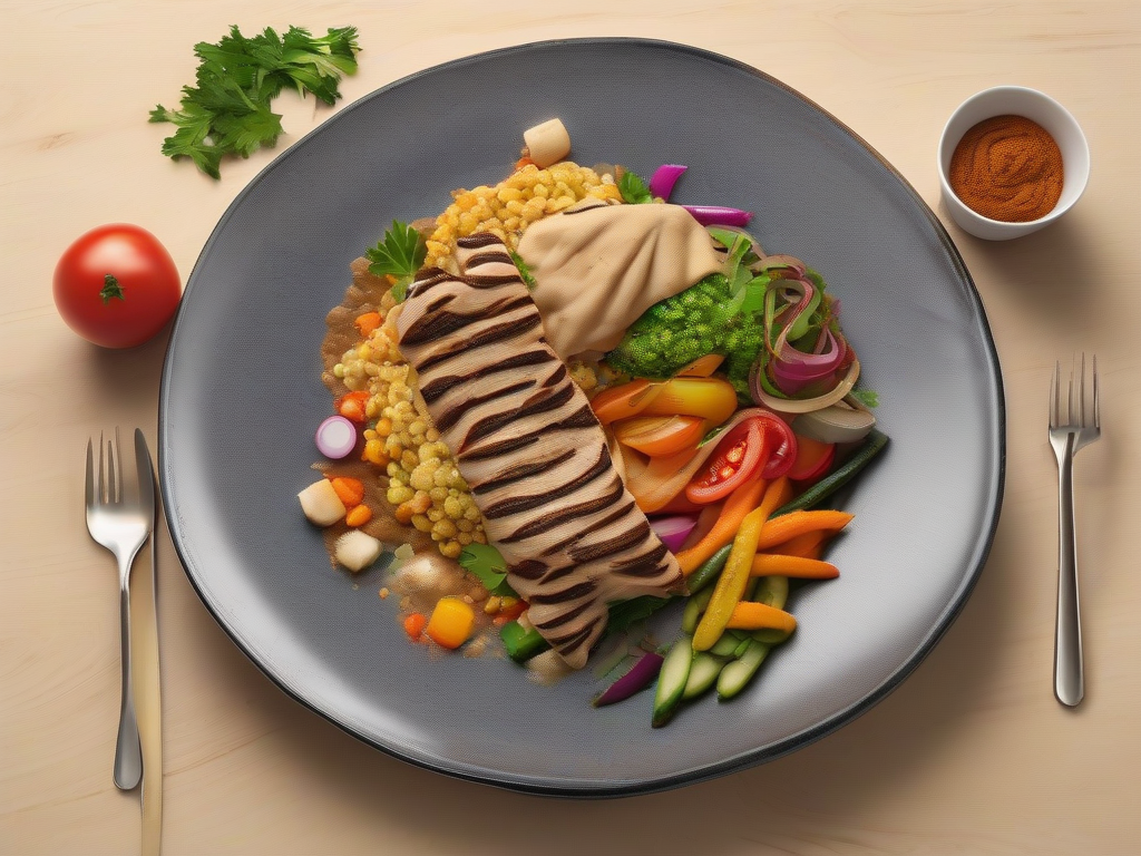 Shawarma de Cordeiro com Molho de Tahine