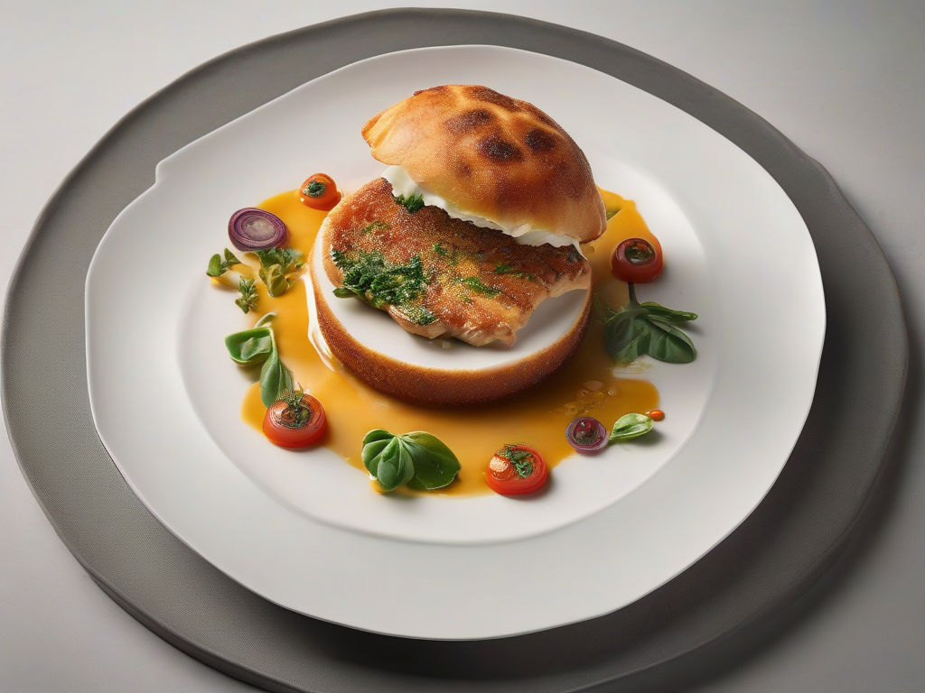 Torta de Frango com Molho de Tomate e Espinafre
